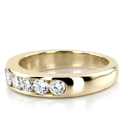 14K white gold Seven Stone Channel Set Diamond Anniversary Ring (3/4 ct. tw.) - alternate view 6 thumbnail