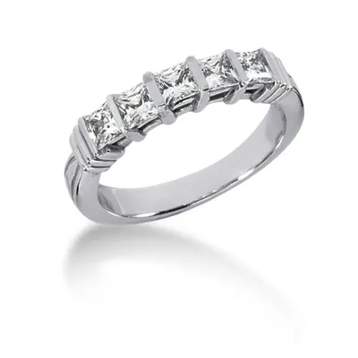 Princesss Cut Bar Set Diamond Ring (0.85 ct. tw.) - view 1 of 3