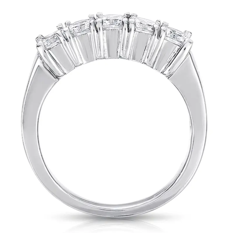 14K white gold 2.00 ct. Diamond Wedding Band - alternate view 3