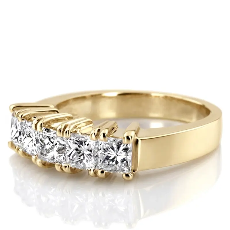 14K white gold 2.00 ct. Diamond Wedding Band - alternate view 4