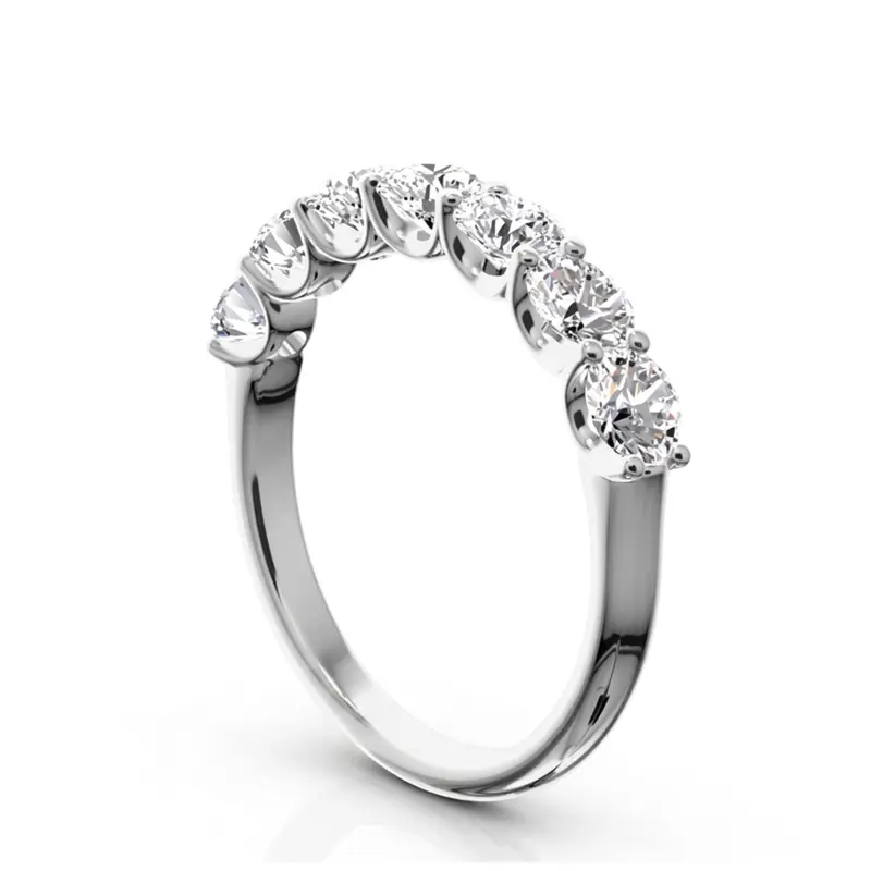 14K white gold New Classic 7-Stone U-Prong Woman Ring (1 1/4 ct. tw.) - main view