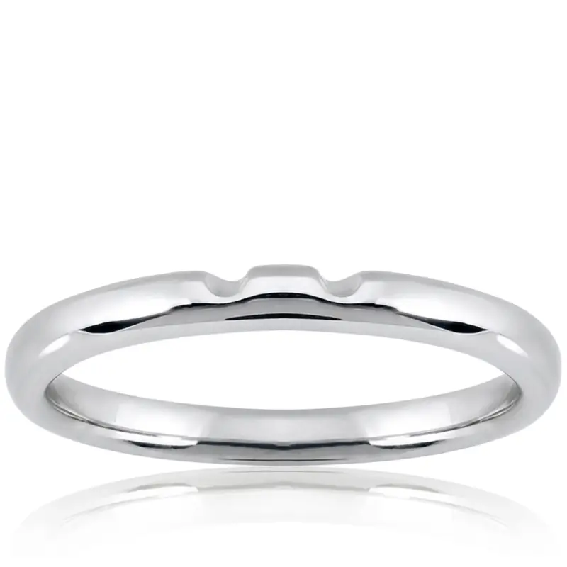 14K white gold Diamond Bridal Ring - main view