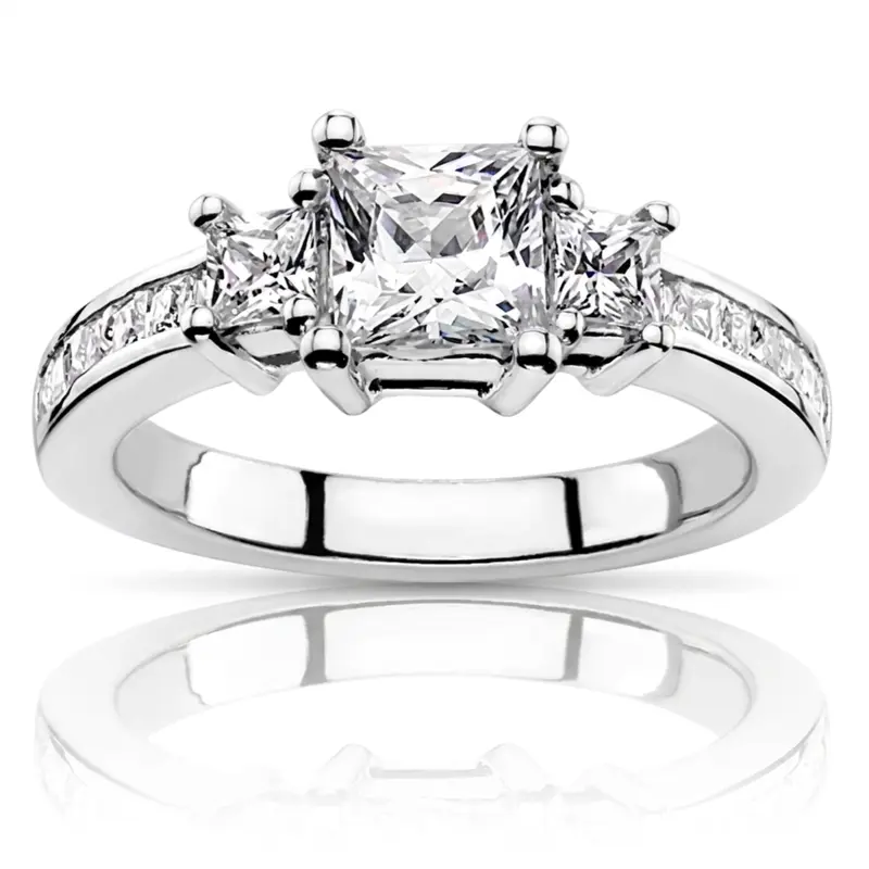 14K white gold Diamond Engagement Ring (0.69 ct. tw.) 1 - main view