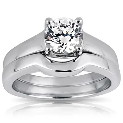 0.50 ct. Trellis Diamond Bridal Ring - view 1 of 2