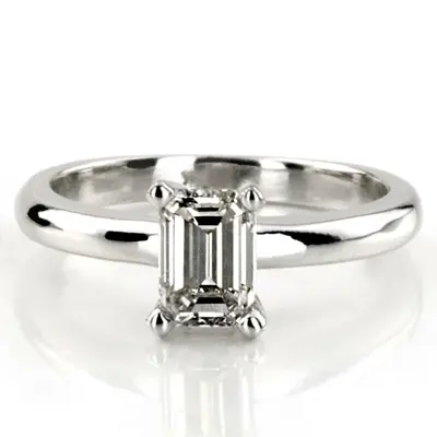 Solitaire Diamond Bridal Ring (0.50ct) - view 2 of 5