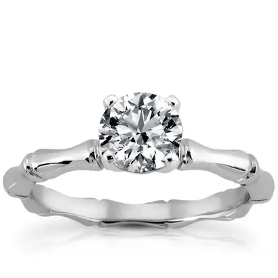 Solitaire Diamond Bridal Ring - view 1 of 4