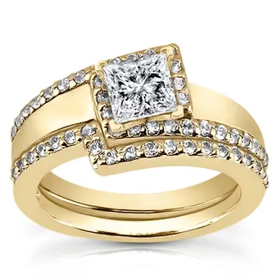 Bead Set Diamond Engagement Ring (0.22 ct. tw.) alternate view