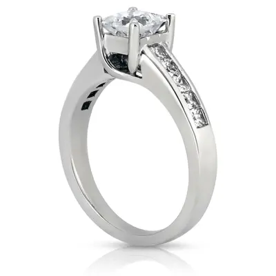 14K white gold 0.80 ct. Diamond Bridal Ring 1 - alternate view 2 thumbnail