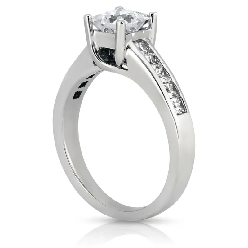14K white gold 0.80 ct. Diamond Bridal Ring 1 - alternate view 2