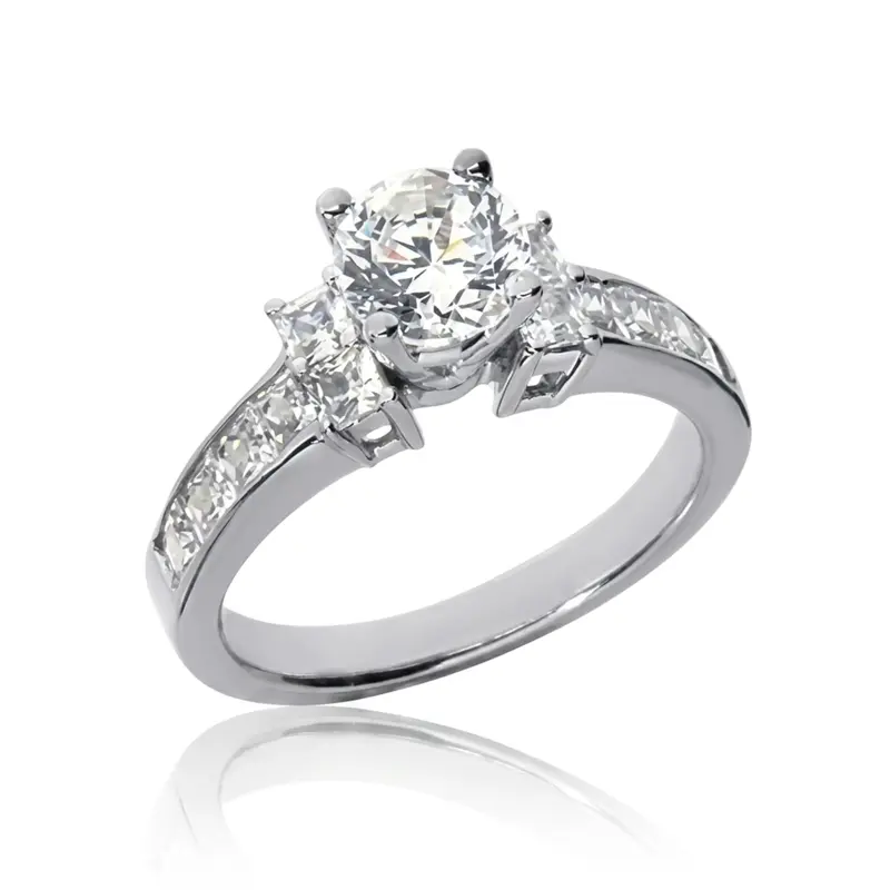 14K white gold Diamond Engagement Ring (1.20 ct. tw.) 1 - main view