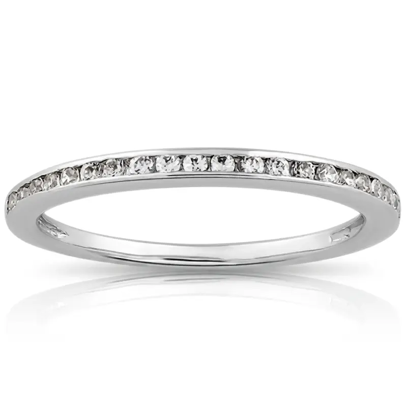 platinum 0.21 ct. Diamond Bridal Ring - main view