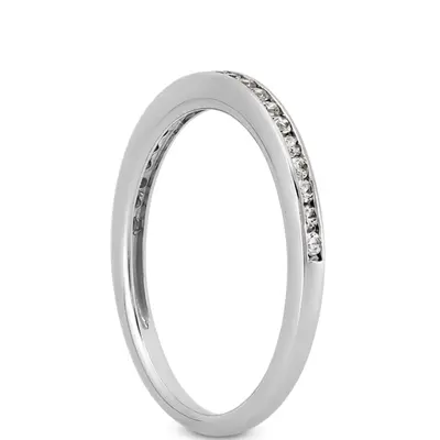 platinum 0.21 ct. Diamond Bridal Ring - alternate view 6 thumbnail