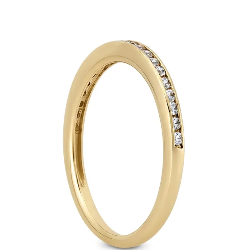 platinum 0.21 ct. Diamond Bridal Ring - alternate view 3