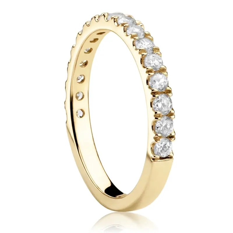 18K white gold Micro Pave Set Woman Diamond Ring (1/4 ct. tw.) - alternate view 5