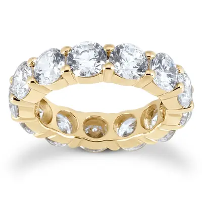 Classic Shared Prong Diamond Eternity Band (4.90 ct. tw.) - Size 4 - view 2 of 4