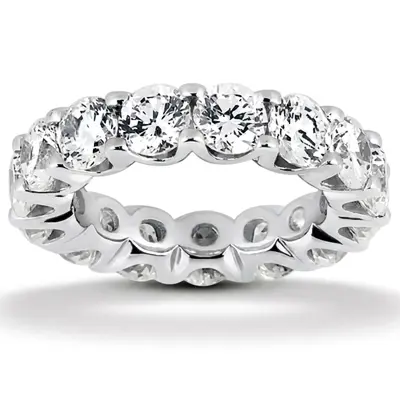 3.40ct Shared-Prong Diamond Eternity Wedding Band - view 1 of 6