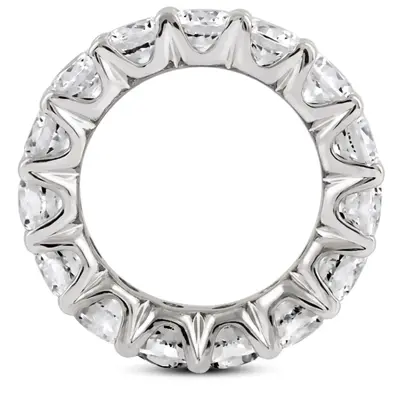 14K white gold 3.40ct Shared-Prong Diamond Eternity Wedding Band - alternate view 5 thumbnail