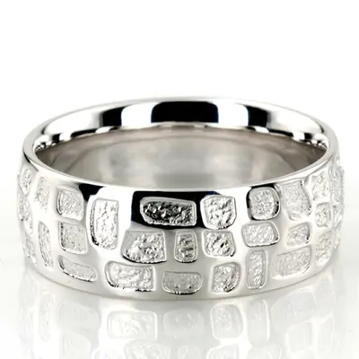 Milled Custom Wedding Ring