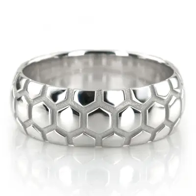 Soccer Ball Design Ring - view 1 of 2