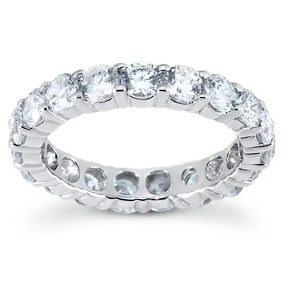2.70 ct. Round Cut Diamond Eternity Wedding Band - view 1 of 4