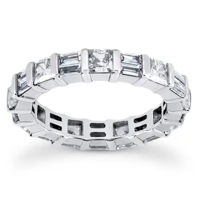 2.32 ct. tw. Multi-Shape Bar Set Diamond Eternity Wedding Band 1 - view 1 of 4