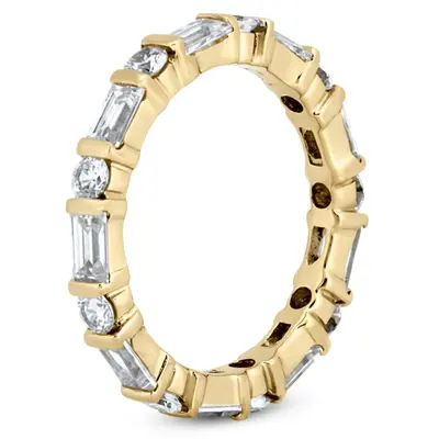 14K white gold 2.34 ct. tw. Diamond Eternity Wedding Band - alternate view 3 thumbnail