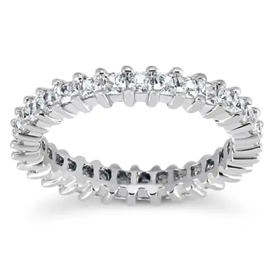 1.40 ct. Shared Prong Set Princesss Cut Diamond Eternity Wedding Band