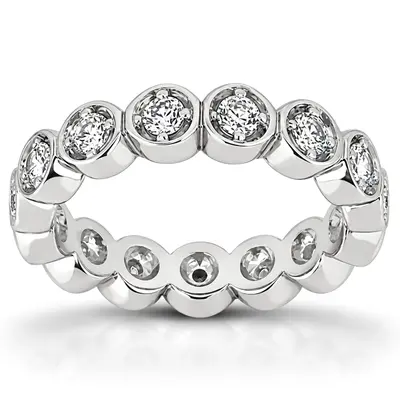 0.56 ct. Prong Set Diamond Eternity Wedding Band