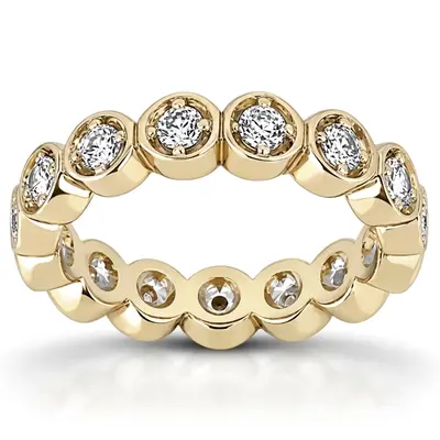 0.56 ct. Prong Set Diamond Eternity Wedding Band alternate view