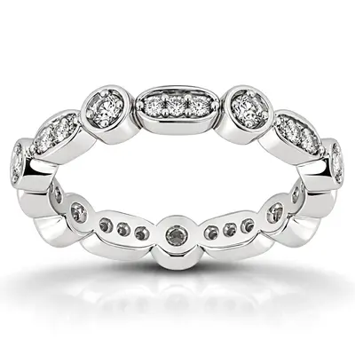 0.42 ct. Diamond Eternity Wedding Band - view 1 of 4