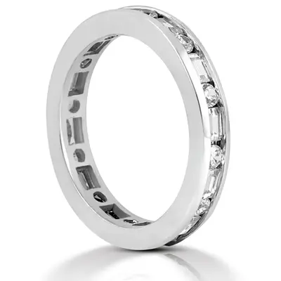 1.43 ct. Diamond Eternity Wedding Band alternate view