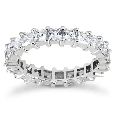 3.91 CT Diamond Eternity Wedding Band alternate view