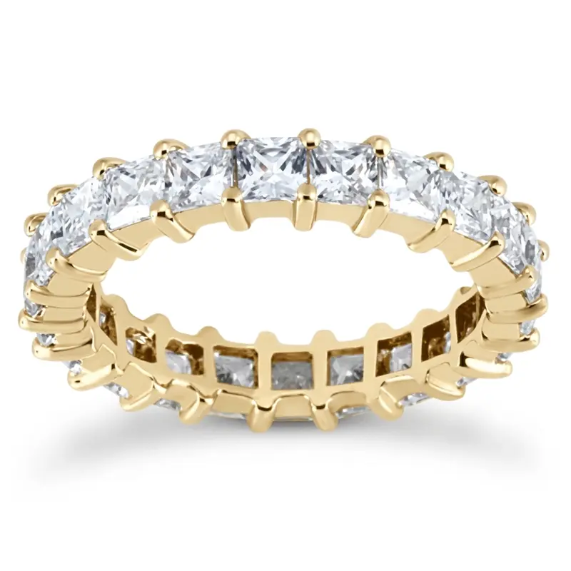 14K white gold 3.91 CT Diamond Eternity Wedding Band - alternate view 3