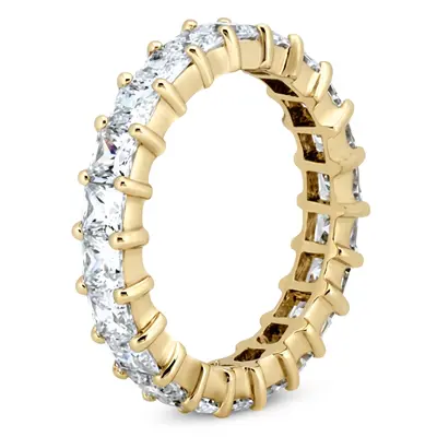 14K white gold 3.91 CT Diamond Eternity Wedding Band - alternate view 4 thumbnail