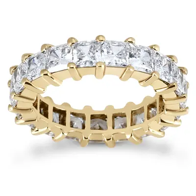 14K white gold 4.59 CT Diamond Eternity Wedding Band - alternate view 3 thumbnail
