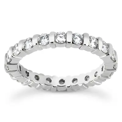 1.26 ct. Diamond Eternity Wedding Band