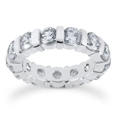 4.55 CT Diamond Eternity Wedding Band 2 - view 1 of 4