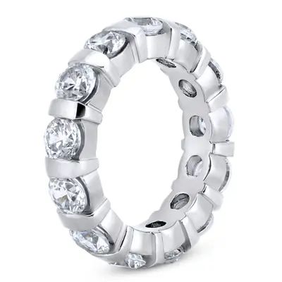 4.55 CT Diamond Eternity Wedding Band 2 - view 2 of 4