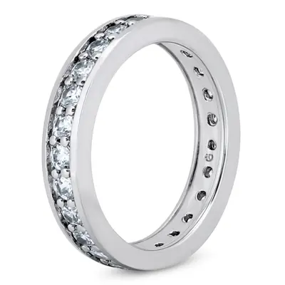 1.10 CT Diamond Eternity Wedding Band alternate view