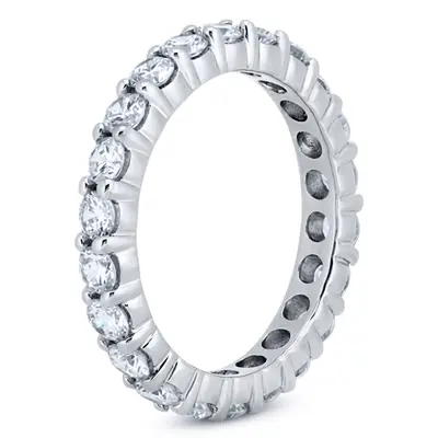 1.47 ct. Round Cut Prong Set Diamond Eternity Wedding Band