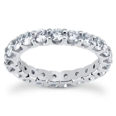 1.80 ct. Round Cut Diamond Eternity Wedding Band