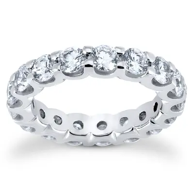 2.80 ct. Round Cut Prong Set Diamond Eternity Wedding Band