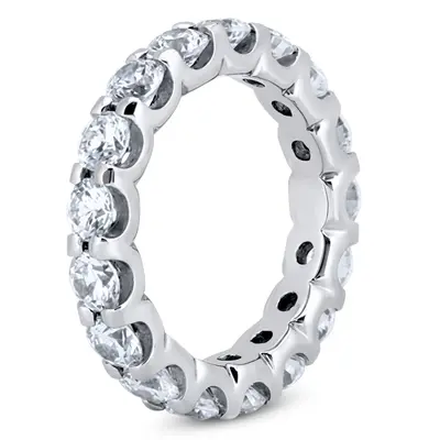 2.80 ct. Round Cut Prong Set Diamond Eternity Wedding Band alternate view