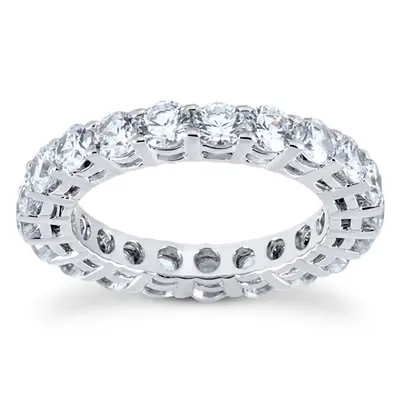 2.70 ct. Round Cut Prong Set Diamond Eternity Wedding Band