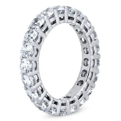 2.70 ct. Round Cut Prong Set Diamond Eternity Wedding Band alternate view