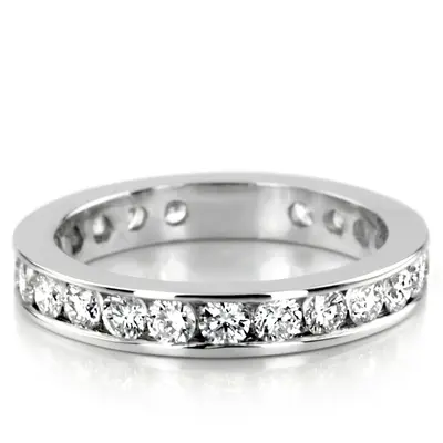 1.15 ct. Diamond Eternity Wedding Band 1 - view 1 of 4