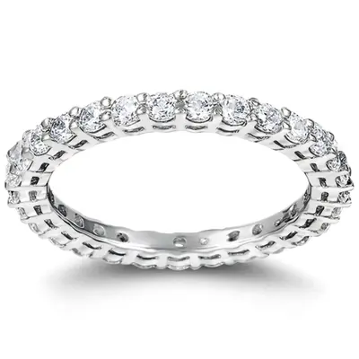 Classic Common Prong Basket setting Diamond Eternity Band (0.87 ct. tw.) - view 1 of 4