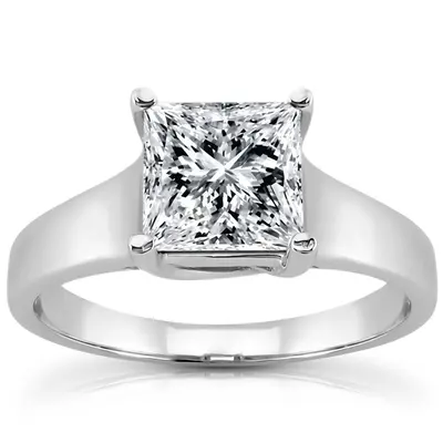 Trellis Solitaire Engagement Ring  5 - view 1 of 3