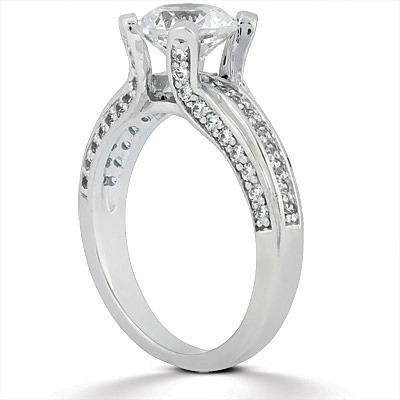 0.60 CT Diamond Bridal Ring thumbnail 2