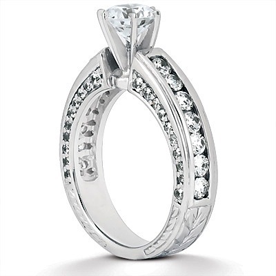 0.88 CT Diamond Bridal Ring thumbnail 2